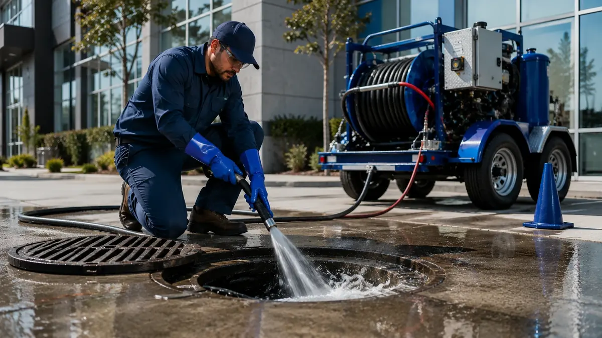Commercial Hydro Jet Drain Cleaning in San Jose