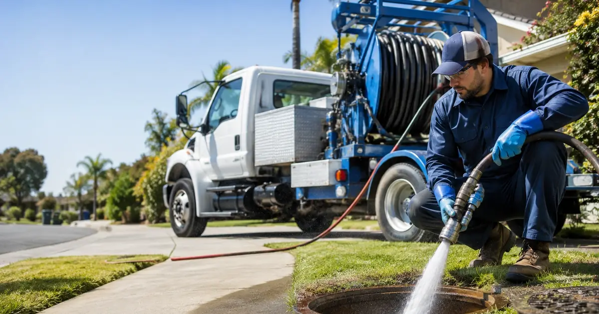 Hydro jet sewer cleaning San Jose