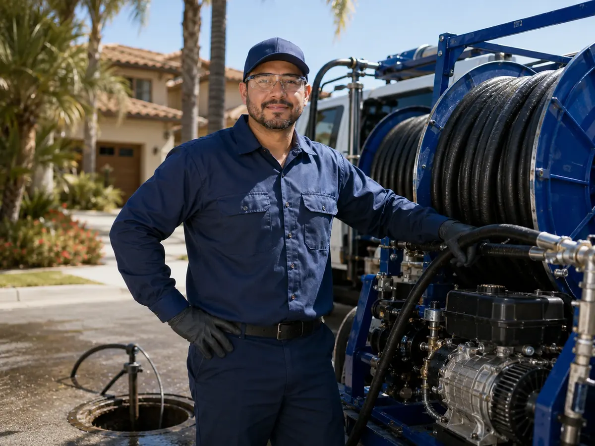 Hydro jet sewer cleaning in San Jose