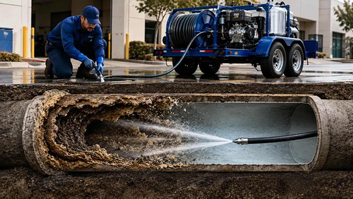 Sewer Pipe Descaling in San Jose